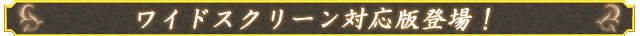 ワイドスクリーン対応版登場!