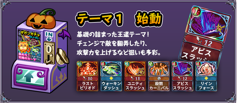 テーマ１・始動