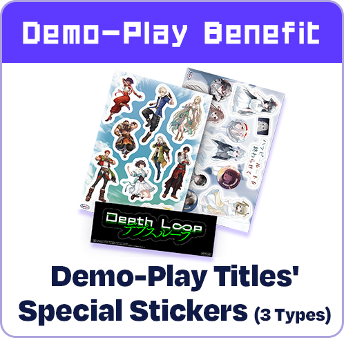Demo-Play Titles' Special Stickers (3 Types)